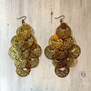 3/$20 Gold Bohemian Gypsy Earrings